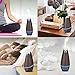 SmartMist Aromatherapy Essential Oil Diffuser - Modern Wood Finish, Auto Shut-off, LED Lights, 3 Mist Settings for Aroma - Ultrasonic Cool Air Purifier Humidifier for Room
