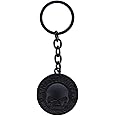 Harley-Davidson 3D Willie G Skull Metal Black Keychain Key Ring Tag Fob Chain Holder