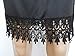 Venice Lace Skirt Extender Half Slip Dress Extender: Black or White-made in USA
