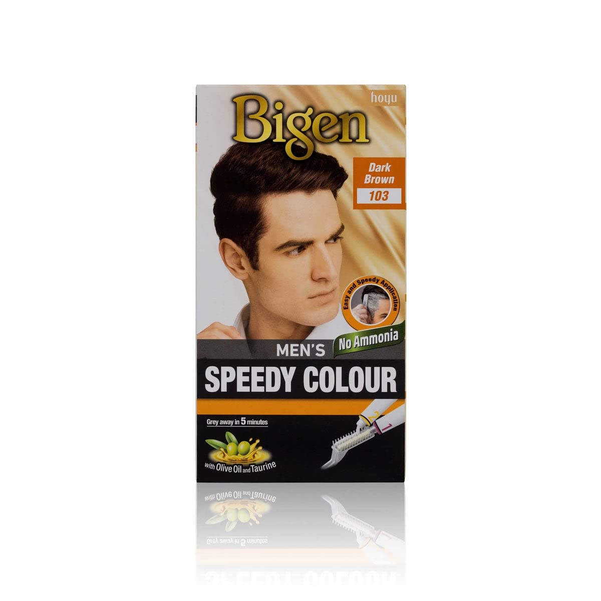 Bigen Menâ€™s Speedy Colour - 103 - Dark Brown