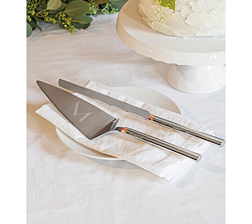Cathy's Concepts 1780RG Personalized Serving Set, One Size, Rose Gold