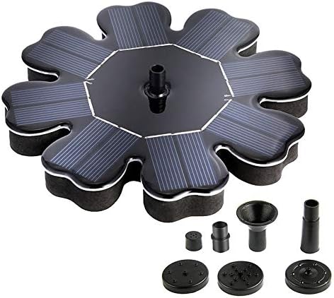 hgjhgkljhk Circle Garden Solar Water Pump Solar Powered Water Pump, Floating Fountain Pump for Birdbaths, Small Ponds and Garden Decoration