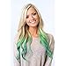 Green Hair Chalk - Edge Blendable Hair Color for All Type of Hair, Brown Hair, Dark Hair, Temporary Hair Color Wax Great for Christmas Gift, Birthday Gift, Party Favor Gift, Halloween Gifts
