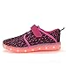 DEDU LED Light Up Shoes For Kids Boys Girls Flashing Sneakers