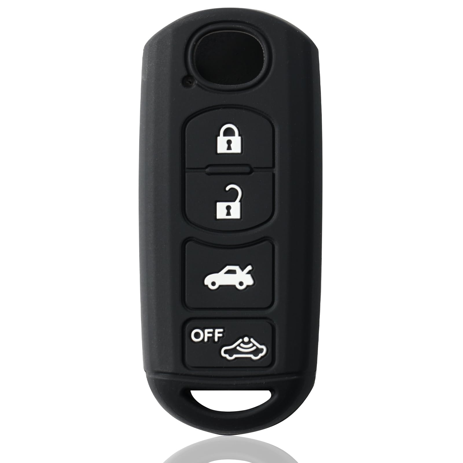 XUKEY 4 Buttons Silicone Car Remote Key Fob Shell Cover Case,For MAZDA 2 3 5 6 CX-5 CX-7 CX-9 Mazda Miata MX5 Axela Skin Holder Protecto