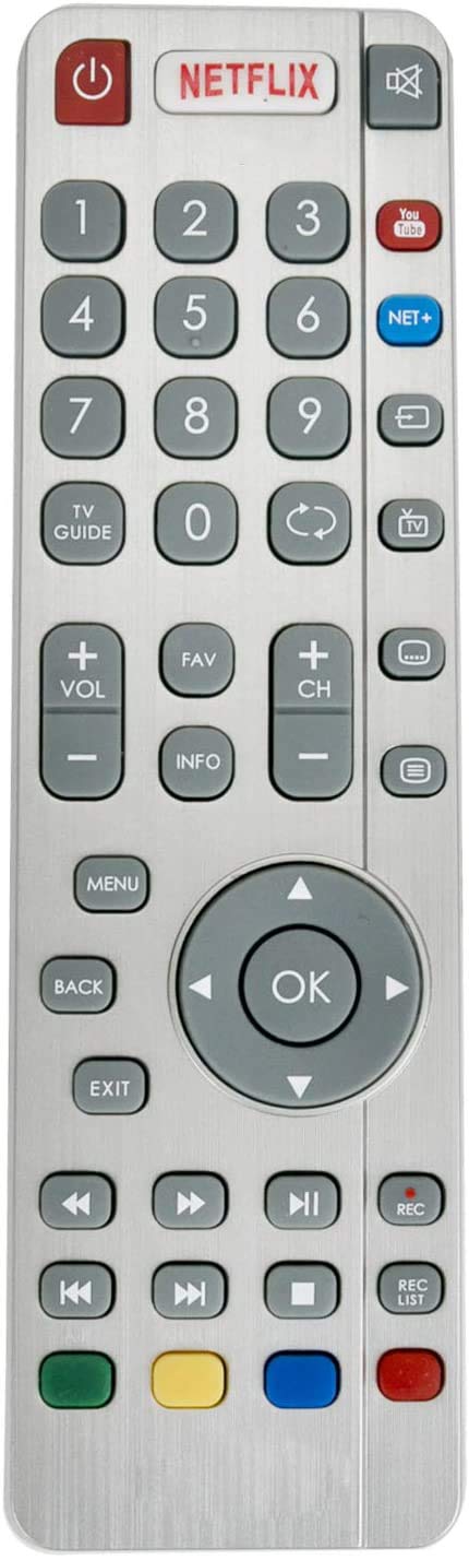 ALLIMITY Remote Control Fit for TV LC-24DHG6131K LC-32CFG6022E LC-32CFG6241K LC-32CFG6351K LC-32CFG6451K LC-32CHG6021E LC-32CHG6022K LC-32CHG6351K LC-32CHG6451K LC-32DHG6021K LC-40CFG6022E