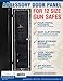 Liberty Safe Gun Safe Door Panel Organizer for Holding Pistols and Important Documents -- 12 Size (10.25" x 49.5" Internal Hinge) primary