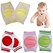 FlyingP 4Pairs Baby Knee Pads for Crawling Cute Breathable Adjustable Elastic Baby Kneepads Knee Elbow Pads Crawling Safety Protector Indoor Outdoor Use 9 to 24 Months Unisex Infant Toddler