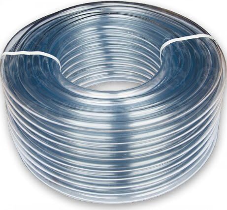Pvc Vinyl Tubing 3/16" ID 5/16" OD FDA Approved Multi-Purpose- Aquarium tubing, Beer Brewing, Air Hose, CO2 Line, Siphoning - 50 feet