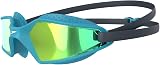 Speedo Hydropulse Youth Goggles Navy Blue Gold Yellow Adjustable Anti Fog view 4