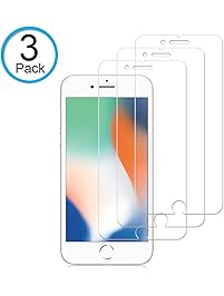 iPhone 8Plus/7Plus/6Plus/6s Plus Screen Protector,3-Pack Live2Pedal Tempered Glass Screen Protector 3D Touch Clear Screen Protector Glass Film Compatible iPhone 8Plus/7Plus/6Plus/6s Plus