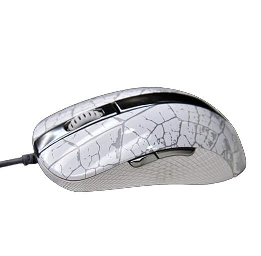 ERKEJI Maus Spiel Wired Mouse knacken leuchtende USB-ergonomisch