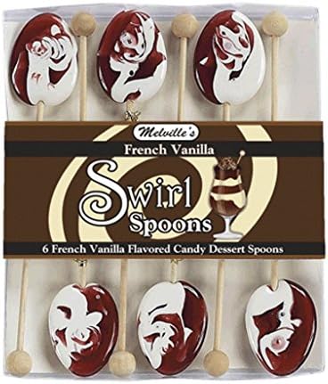 Melville French Vanilla Swirl Spoons gift set (6 ct. spoons).
