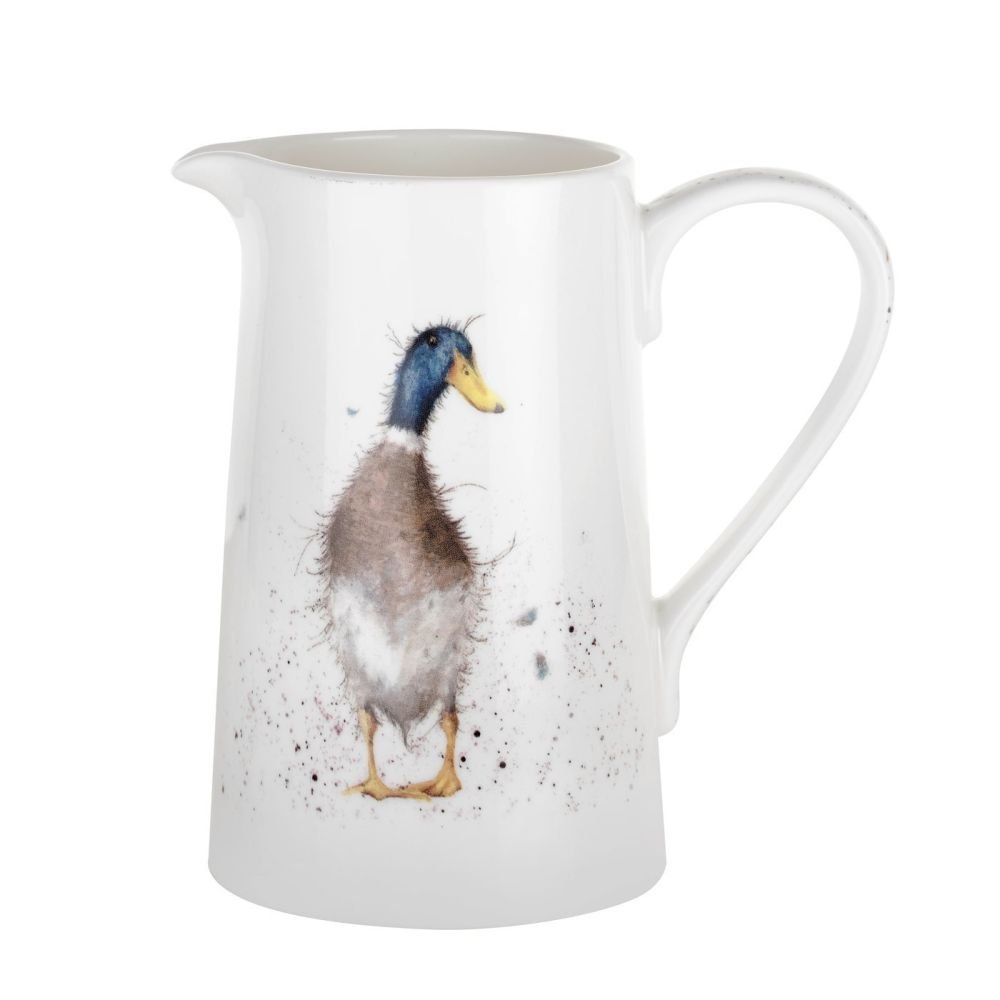 Portmeirion Home & Gifts WN3921-XT Wrendale by Royal Worcester Jug (Duck), Cream
