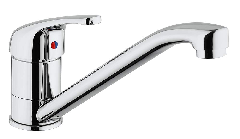 Paini AM10017 Single Lever Basin Mixer tap Berry coaxial, Chrome-Plated