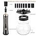 Makeup Brush Cleaner,Electric Brush Cleaner Machine Auto Brush Cleaner Set Portable Professional Brush Cleaner Dryer Cosmetic Brush Cleaning Tool Fast Clean & Dry Makeup Brushes in Seconds (Black)