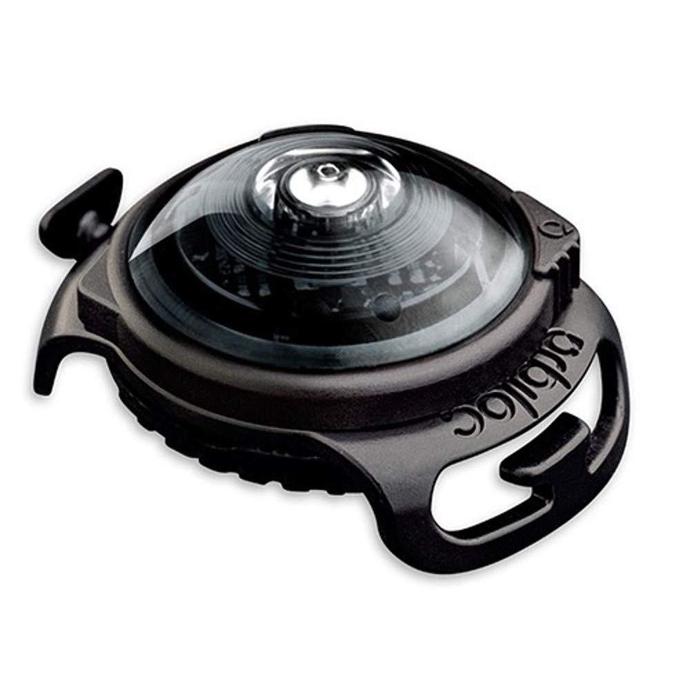 Orbiloc Men Dog Dual Flashing Solid Safety LED Light Up High Visibility Durable Water Proof Impact Resistant Attach to Harnesses & Collars, Dark, One Size — image 1