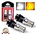Lasfit Switchback 3157 3057 3155 3457 4157 Super Bright LED Bulbs for Turn Signal Lights Daytime running light parking light White Amber Yellow (NEED RESISTOR)