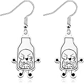 OKEYCH Game Inspired Gift Bottle Earrings Game Fandom Jewelry Cosplay Merch