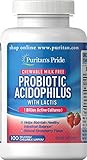 Puritan's Pride Probiotic Acidophilus Chewables Strawberry-100 Chewables