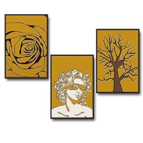 3 Piece Framed Canvas Wall Art for Living Room, Bedroom Buildings Theme Canvas Prints for Home Decoration Ready to Hang - 16"x24"x3 Panels