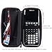Esimen Travel Case for Texas Instruments TI-84 / Plus CE Portable Hard Carry Case Travel Bag -Extra Room for Pen and Accessor