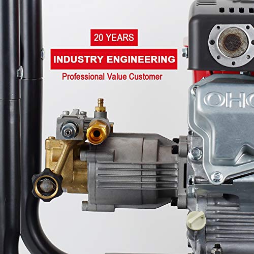 YAMATIC 3300 PSI Pressure Washer Pump 2.5 GPM 3/4" Horizontal Shaft