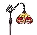 Tiffany Style Floor Lamp Arched Adjustable 62
