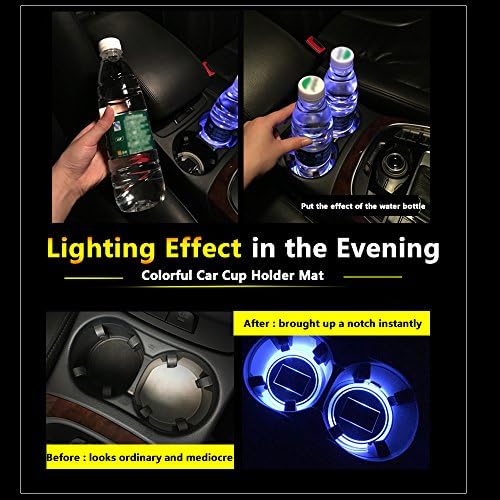 (Pack of 2) 2018 2017 Kia cadenza carens ceed picanto optima soul sorento sportage forte soul cerato rio k3 k5 k2 carnival accessories Solar Energy Car LED For Interior Lights (Size(2.72in=69mm))