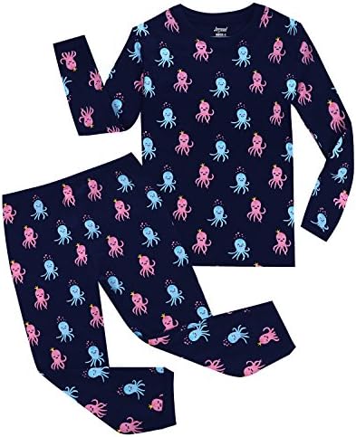 Joyond Little Boys Pajamas Set Dinosaur Kids 100% Cotton Sleepwears Long Sleeve Clothes Toddler PJS Set Size 18M-10T