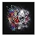 Halloween Tiger and Skull Diamond Painting - PigBoss 5D Full Drill Diamond Painting Kit Halloween Decor Art Gift Skull Diamond Embroidery Cross Stitch for Adult (11.8 x 11.8 inches)