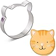 Cat Face Sandwich Cutter Cookie Cutter, 4" by Ann Clark
