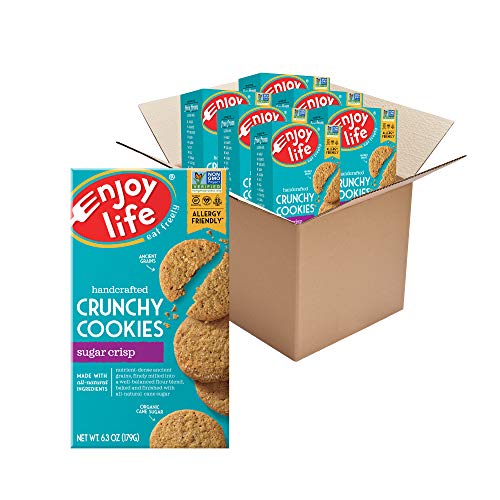 Enjoy Life Foods Crunchy Cookies, Sugar Crisp, 6.3 Oz (Pack of 6