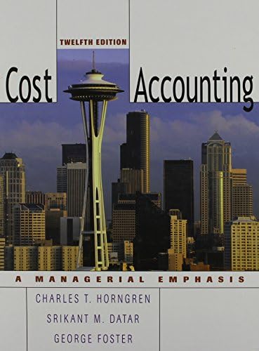 Horngren's Cost Accounting: A Managerial Emphasis, Global Edition