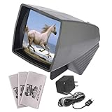 Pana-Vue 1 Lighted 2x2 Slide Film Viewer with AC Adapter + (3) Microfiber Cleaning Cloths