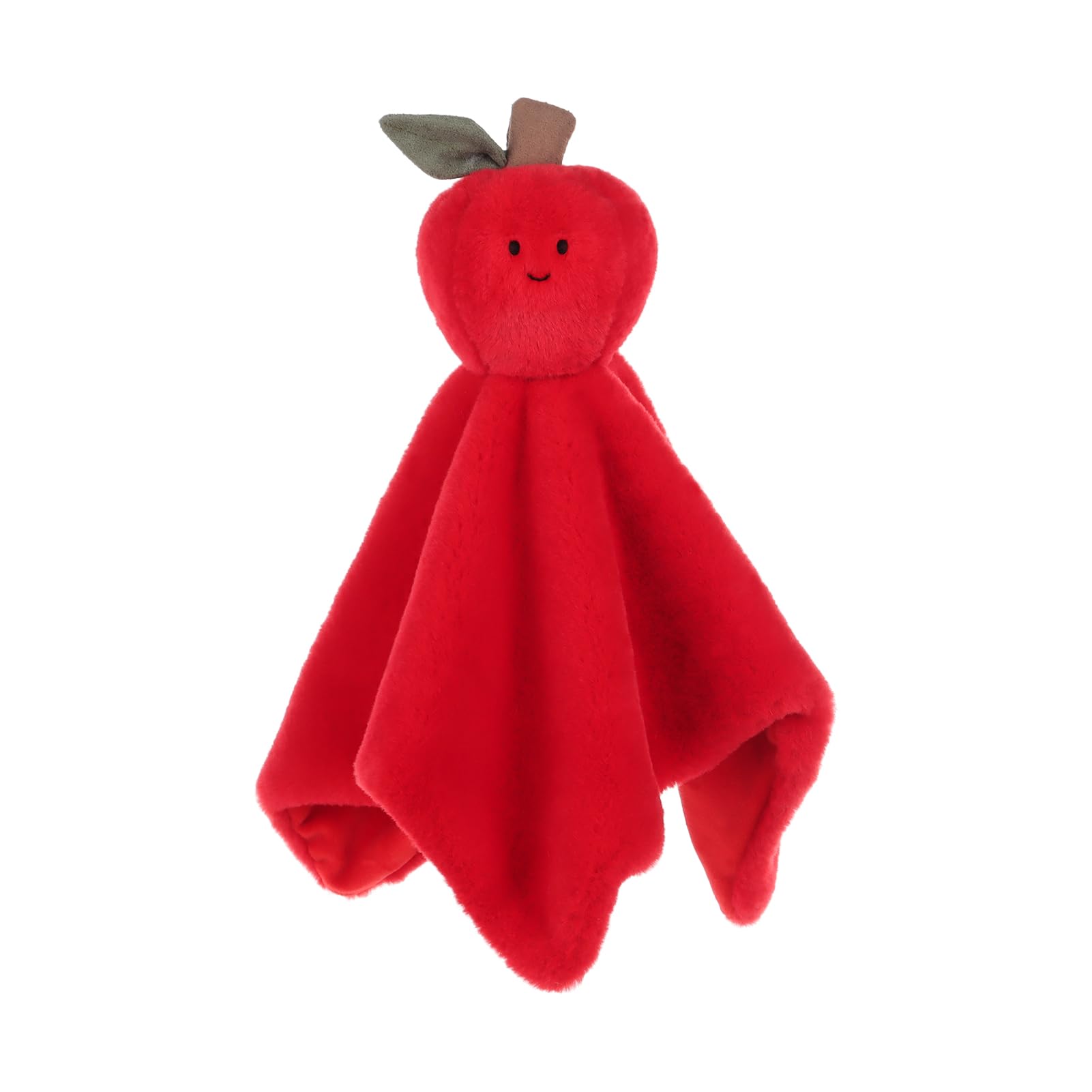Photo 1 of Apricot Lamb Sweet Apple Blanket Soft Loveys for Babies, Security Blanket for Baby Boy and Girl, Infant and Toddlers 13.8x13.8 Inches