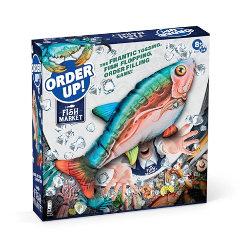Order Up Fish Market Card Game - Fun Cooperative Family Board Game for Kids 8+,…
