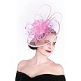 Lucky Leaf Women Girl Fascinators Hair Clip Hairpin Hat Feather Cocktail Wedding Tea Party Hat