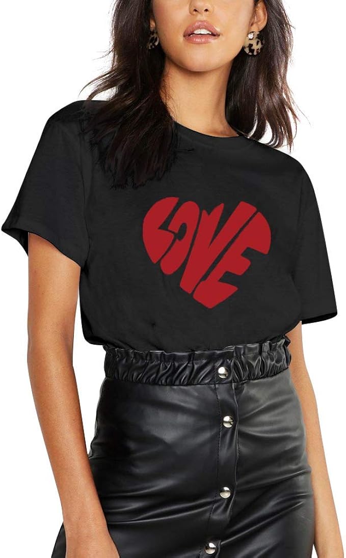 Love Design Tshirts for Valentine Women's Novelty TShirts