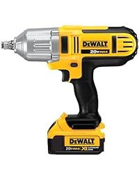 DEWALT - Llave de impacto de torsión con anillo con cordón curvo con batería de Litio Ion de 20 voltios máximo. DCF889HM2