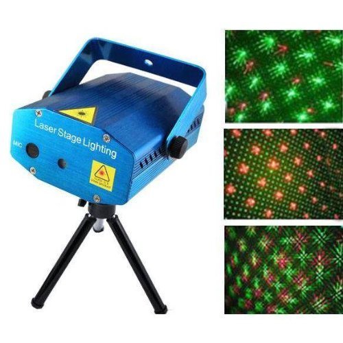 Hanumex Mini Stage Lighting, Sound Activated Laser Light for Party (Multicolour)