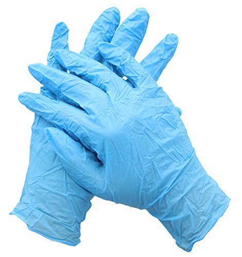 HDX 2910/100 Latex-Free, Disposable, One-Size-Fits-All Nitrile Cleaning Gloves (100 Count)