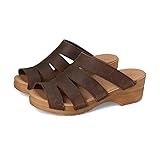 Sanita Women's Monika Sandal, Antique Brown, 5.5-6