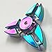 Hand Spinner Fidget Toy,Sunandy Novelty Alloy Rainbow Colorful Tri-Spinner Finger Toy High Speed Stainless Bearing Fidget EDC Focus Toy Stress/Anxiety Relief Toy Gifts For Adults/Kids