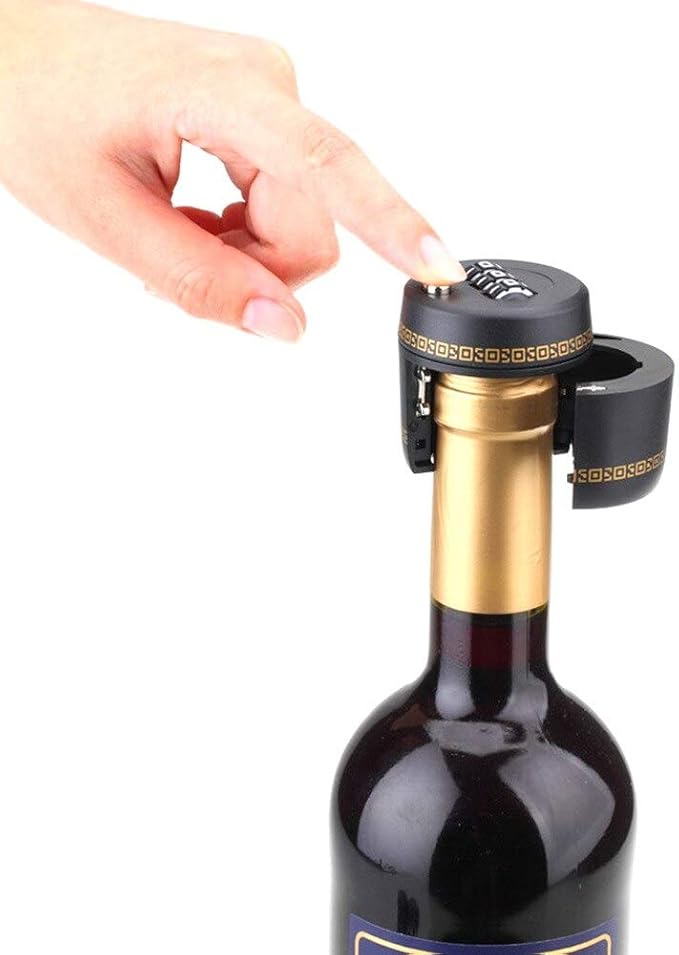 Plastic Bottle Lock Password Combination Lock Wine Outlet