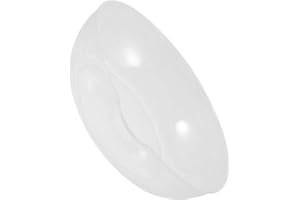 TIDTALEO Electronic Kitchen Scale Food Weighing Tray with Capacity Markings, Round Metal Weigh Boat for