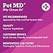 Pet MD Cat and Dog Ear Wipes Otic Clean Ear Cleaner Wipes for Pets - 70 XL Wipes
