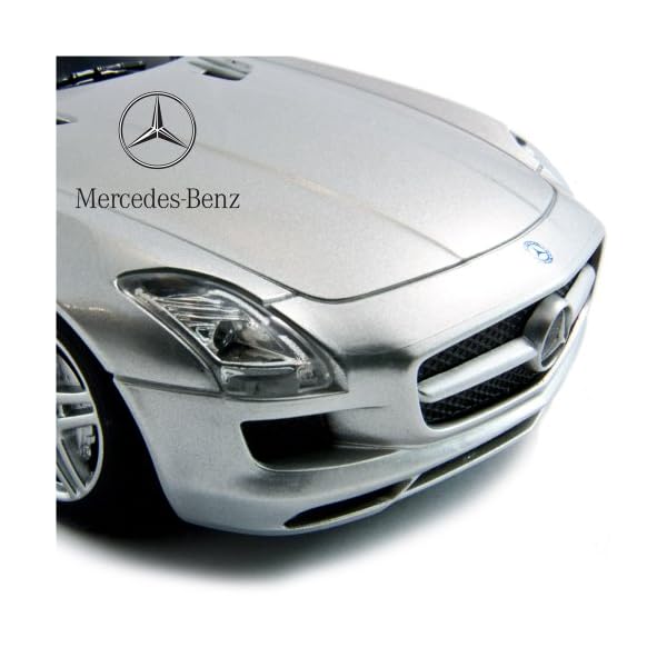 Mercedes Benz SLS AMG - RC ferngesteuertes Lizenz-Fahrzeug im Original-Design, Modell-Maßstab 1:24, Ready-to-Drive, Auto… – Bild 5