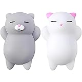 Nutty Toys Squishy Cat Set - 2" Soft Silicone