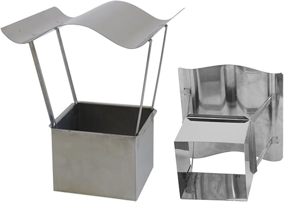 YJSGHRHL Schornsteinabdeckung Edelstahl 304 - 13.5cm Regenhut Mit Vogelschutz